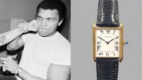 muhammad ali cartier tank|older cartier tank watches.